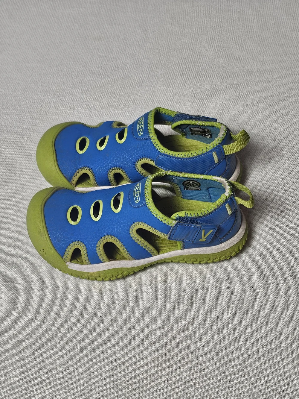 KEEN Kids' Stingray water sandals Size 11 Blue/Green